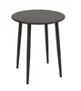 A dark gray round table with three legs on a white background. Produktbild-Vorschau