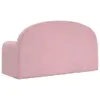 vidaXL Kindersofa 2-Sitzer Rosa Weich Plüsch Produktbild-Vorschau 5