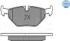 MEYLE 025 216 9117 Bremsbeläge Hinten für BMW 5 Limousine Produktbild-Vorschau 15