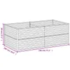 vidaXL Hochbeet 196x100x69 cm Cortenstahl Produktbild-Vorschau 6