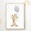 Süße Tiere 3er Set DIN A4 Kinderzimmer Wandbilder Produktbild-Vorschau 4