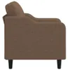vidaXL Sessel Braun 60 cm Stoff Produktbild-Vorschau 4