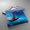 Bild auf Leinwand - Leinwandbild - Einteilig - Surfen Frau Produktbild-Vorschau 2