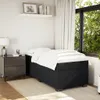 Maison Exclusive - Boxspringbett mit Matratze Schwarz Produktbild-Vorschau 3