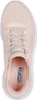 A top-down view of a pink Skechers sneaker. Voir les images du produit