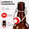30er-Set Silikon Dichtungen für Bügelflaschen, Ø24mm, rot – Produktbild-Vorschau 4