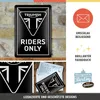 Nostalgic-Art - Blaszana pocztówka - Triumph - Riders Only Podgląd zdjęcia produktu 3