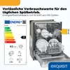 Exquisit Einbau-Geschirrspüler EGSP6312-EB-030E inox | 12 Produktbild-Vorschau 2