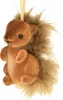 Christbaumschmuck Kunststoff / Samt Eichhörnchen 6cm braun Produktbild-Vorschau 4
