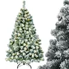 COSTWAY Albero di Natale artificiale 135 cm, albero di Anteprima dell’immagine prodotto 1
