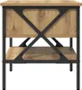 Comodino con cassetto 2 pcs rovere artigianale 40 x 42 x 45 Anteprima dell’immagine prodotto 7