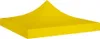 vidaXL Toit de tente de réception 2x2 m jaune 270 g/m Voir les images du produit 7