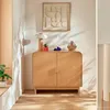 Komoda se 2 dvířky a 2 policemi, béžová, 100 x 40 cm  – Náhled obrázku produktu 6