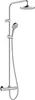 hansgrohe Showerpipe 200 1jet Vernis Blend cromato con Anteprima dell’immagine prodotto 1