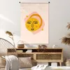 MuchoWow® Wandteppich Wandbehang Sonne - Gesicht - Sterne - Produktbild-Vorschau 6