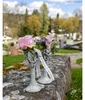 Vasi per tombe decorati set di 2 vasi per cimiteri Ø 6x17 Anteprima dell’immagine prodotto 3