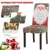 6 Stück Christmas Dining Stuhlbezüge, weicher Stoff Produktbild-Vorschau 14