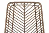Esszimmerstuhl Rattanstuhl Farbe braun inkl. Sitzkissen Produktbild-Vorschau 5