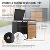 ML-Design Mülltonnenbox 4er für 4 Tonnen 240L 264x80x120 cm Produktbild-Vorschau 3