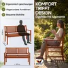 CASARIA® Gartenbank Wetterfest Holz FSC®-zertifiziert 320kg Produktbild-Vorschau 4