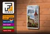 Blechschild Reise 12x18cm Wels Österreich Kirche Produktbild-Vorschau 3