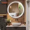 SAVE ®HOME Okrągłe lustro łazienkowe LED - 60 cm - Podgląd zdjęcia produktu 6