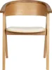 Zuiver NDSM Esszimmerstuhl mit Armlehne Holz Naurel/ Braun Produktbild-Vorschau 2