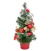 Arbre décoré rouge - 35 cm Voir les images du produit 3