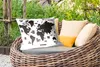 MuchoWow® Outdoor Kissen - Weltkarte - Schwarz - Weiß - Produktbild-Vorschau 3
