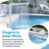 Pool Fontäne Wasserfall, verstellbarer Sprühwinkel, Produktbild-Vorschau 6