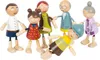 Biegepuppen-Familie aus Holz Produktbild-Vorschau 1