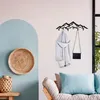 Wallity, Dağ, portemanteau mural et crochets, noir, métal, Voir les images du produit 1