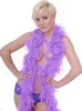 Federboas für Karneval Mottopartys 1.80 cm,  hell lila Produktbild-Vorschau 3