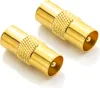 deleyCON Antennen Adapter Kupplung Verbinder Koax Stecker Produktbild-Vorschau 1