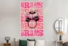 MuchoWow® Poster Schwarz - Trommel - Musik 120x180 cm - Produktbild-Vorschau 4