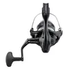A black fishing reel on a white background. Produktbild-Vorschau