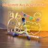 led zeichenbrett,Acryl Notiztafel mit 7 Farben Stift,Mit Produktbild-Vorschau 6