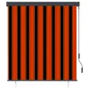 vidaXL Store extérieur 140x250 cm Orange et brun Voir les images du produit 1