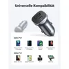 Caricabatteria rapido per auto UGREEN USB-C PD + USB-A QC Anteprima dell’immagine prodotto 26