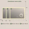 S'AFIELINA Miroir salle de bain LED avec Bluetooth 5.3, 120 Voir les images du produit 10