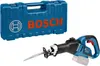 A Bosch reciprocating saw and its carrying case are displayed against a white background. Anteprima dell’immagine prodotto