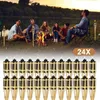 Jayseuw 24x torches de jardin Set lampes flambeau mèche Voir les images du produit 9