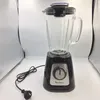 A black Moulinex blender with a glass jug is shown on a white background. Voir les images du produit