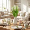 Künstliche Tulpen Silikon Blumenstrauß 7 Stück Realistisch Produktbild-Vorschau 6
