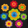 Spreadshirt 70er Jahre Hippie Flower Power Kostüm Blumen Produktbild-Vorschau 2