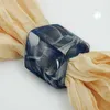 Tuchring, Sechseck blau-marmoriert-glzd Produktbild-Vorschau 2