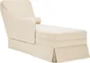 vidaXL Chaise longue con bolster e bracciolo destro Lino Anteprima dell’immagine prodotto 9