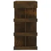 vidaXL Bartisch mit Regal Räuchereiche 100x50x101,5 cm Produktbild-Vorschau 6