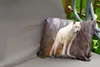 MuchoWow® Outdoor Kissen - Wolf - Stein - Weiß - 60x40 cm - Produktbild-Vorschau 2
