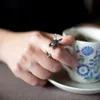 Vintage Hase Mittelfinger Knuckle Öffnungsring Paare Produktbild-Vorschau 4
